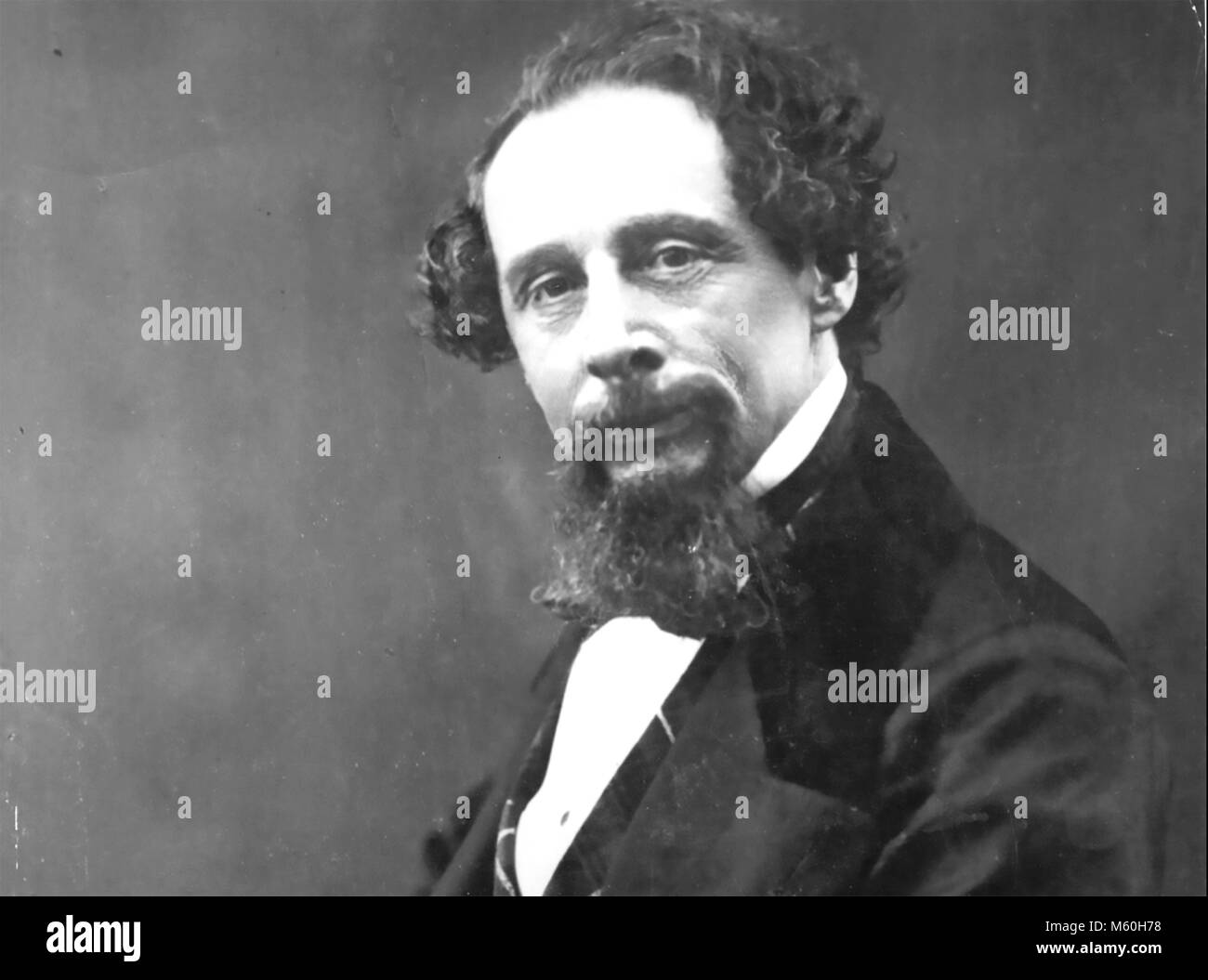 CHARLES DICKENS (1812-1870) romanziere inglese circa 1860 Foto Stock