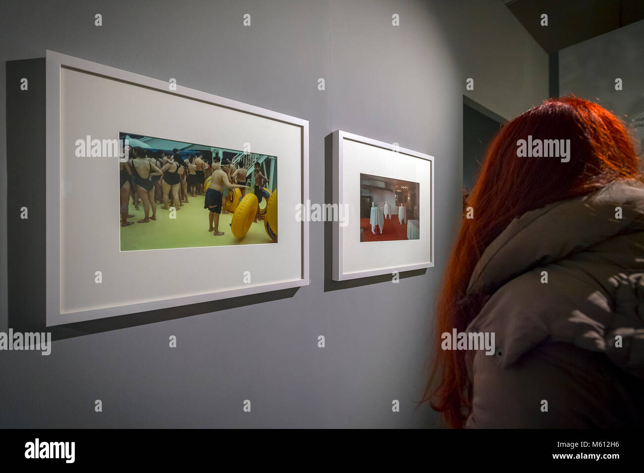 Italia Torino Palazzo Chiablese 27 Febbraio 2018 - inaugurazione della mostra con 250 immagini creato da Frank Horvat, insieme con una trentina di altre immagini prese dalla sua collezione privata. La mostra dal 28 febbraio al 20 maggio nel Chiablese Halls - illustra il cammino compiuto dal grande fotografo attraverso l evoluzione del linguaggio fotografico e delle sue tecniche. Foto Stock Italia Torino Palazzo Chiablese 27 Febbraio 2018 - inaugurazione della mostra con 250 immagini creato da Frank Horvat, insieme con una trentina di altre immagini prese dalla sua collezione privata. La mostra dal 28 febbraio al 20 maggio nel Chiablese Halls - illustra il cammino compiuto dal grande fotografo attraverso l evoluzione del linguaggio fotografico e delle sue tecniche. Foto Stock