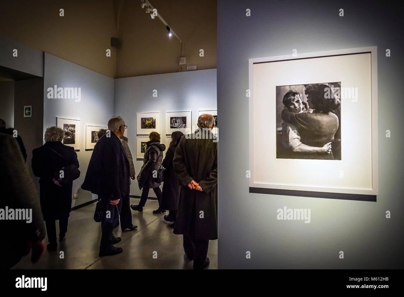 Italia Torino Palazzo Chiablese 27 Febbraio 2018 - inaugurazione della mostra con 250 immagini creato da Frank Horvat, insieme con una trentina di altre immagini prese dalla sua collezione privata. La mostra dal 28 febbraio al 20 maggio nel Chiablese Halls - illustra il cammino compiuto dal grande fotografo attraverso l evoluzione del linguaggio fotografico e delle sue tecniche. Foto Stock Italia Torino Palazzo Chiablese 27 Febbraio 2018 - inaugurazione della mostra con 250 immagini creato da Frank Horvat, insieme con una trentina di altre immagini prese dalla sua collezione privata. La mostra dal 28 febbraio al 20 maggio nel Chiablese Halls - illustra il cammino compiuto dal grande fotografo attraverso l evoluzione del linguaggio fotografico e delle sue tecniche. Foto Stock