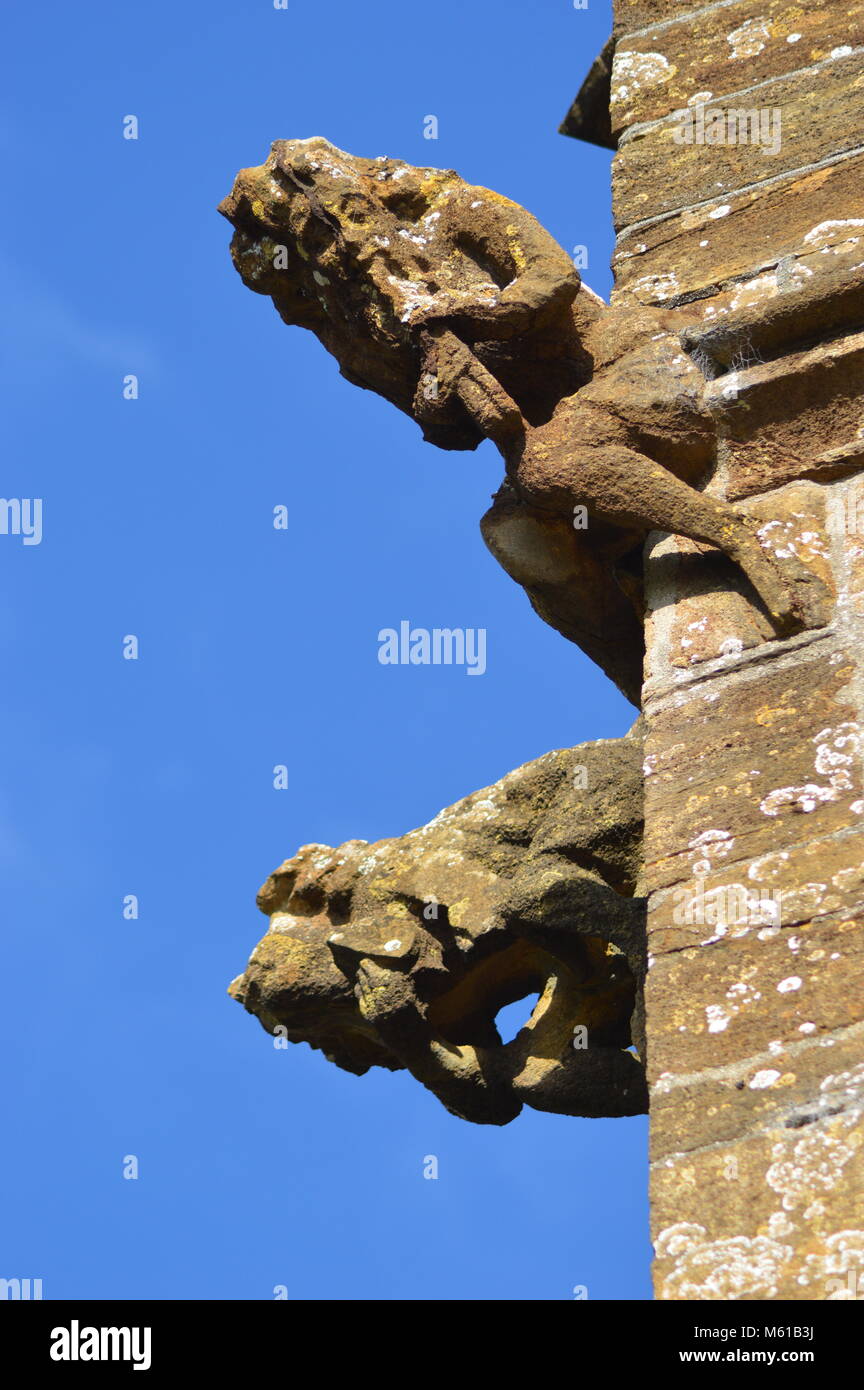 St Bartholemews Chiesa, Crewkerne, Somerset su un fine giornata invernale Foto Stock