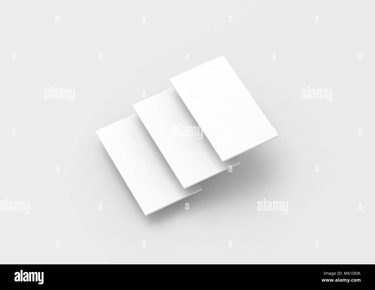 Blank rettangoli bianchi per la progettazione di un sito web mockup, percorso di clipping, rendering 3d. Telefono interfaccia app mock up. Sito web del modello di interfaccia utente per lo schermo del browser. D Foto Stock