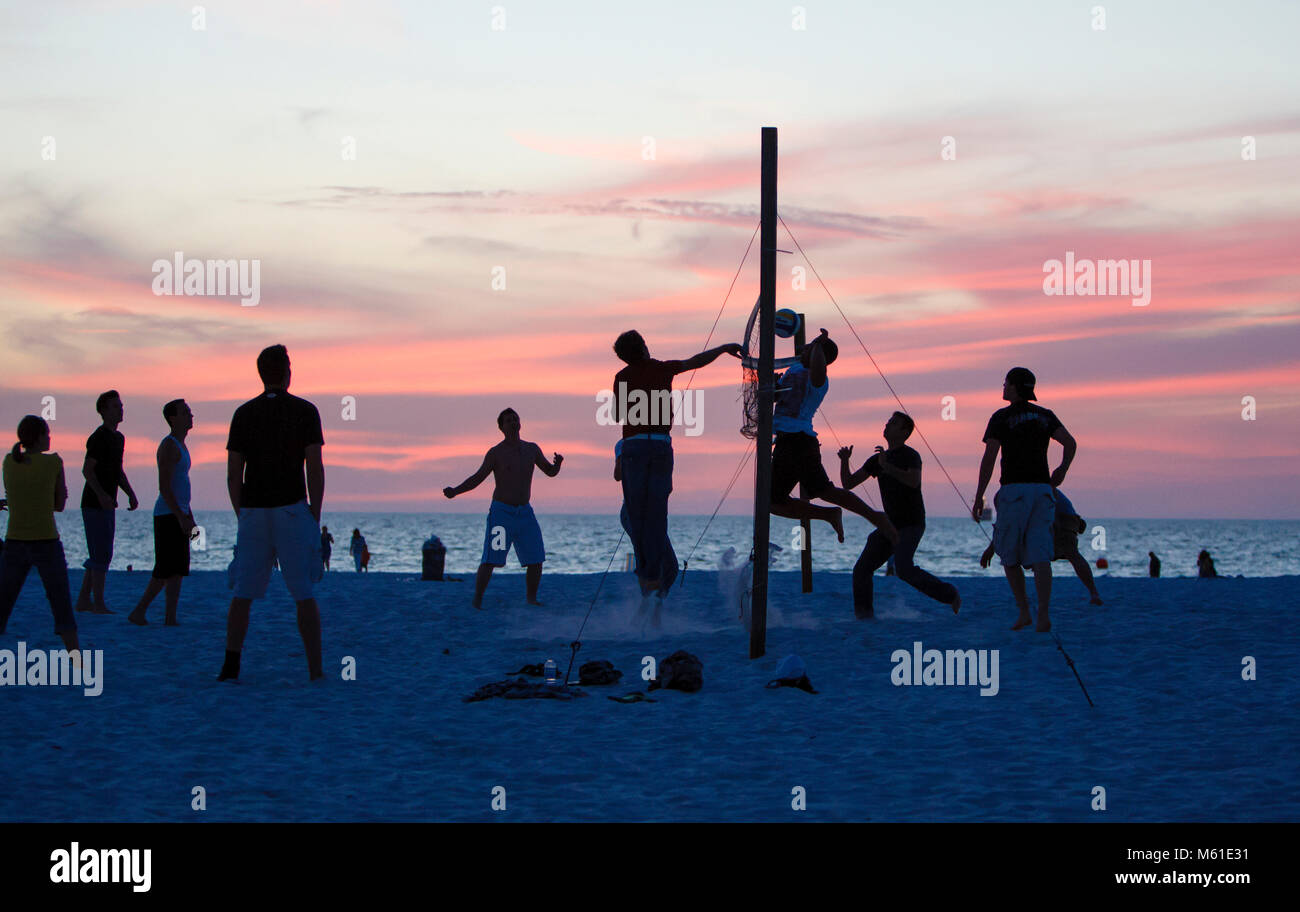 Clearwater Beach, Florida Foto Stock