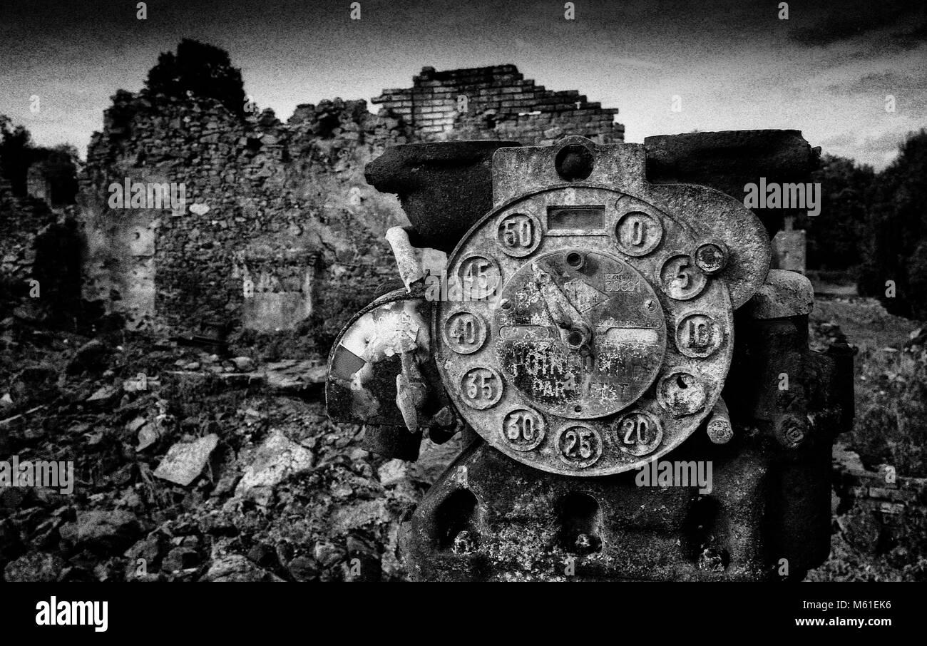 Oradour Sur Glane Foto Stock