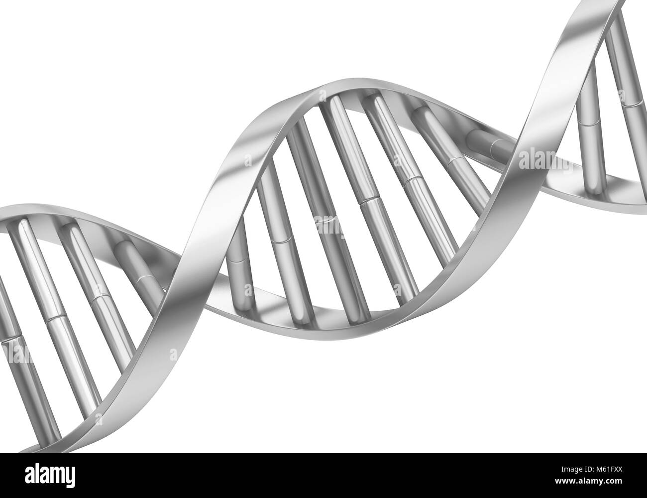 Molecola di DNA di illustrazione Foto Stock