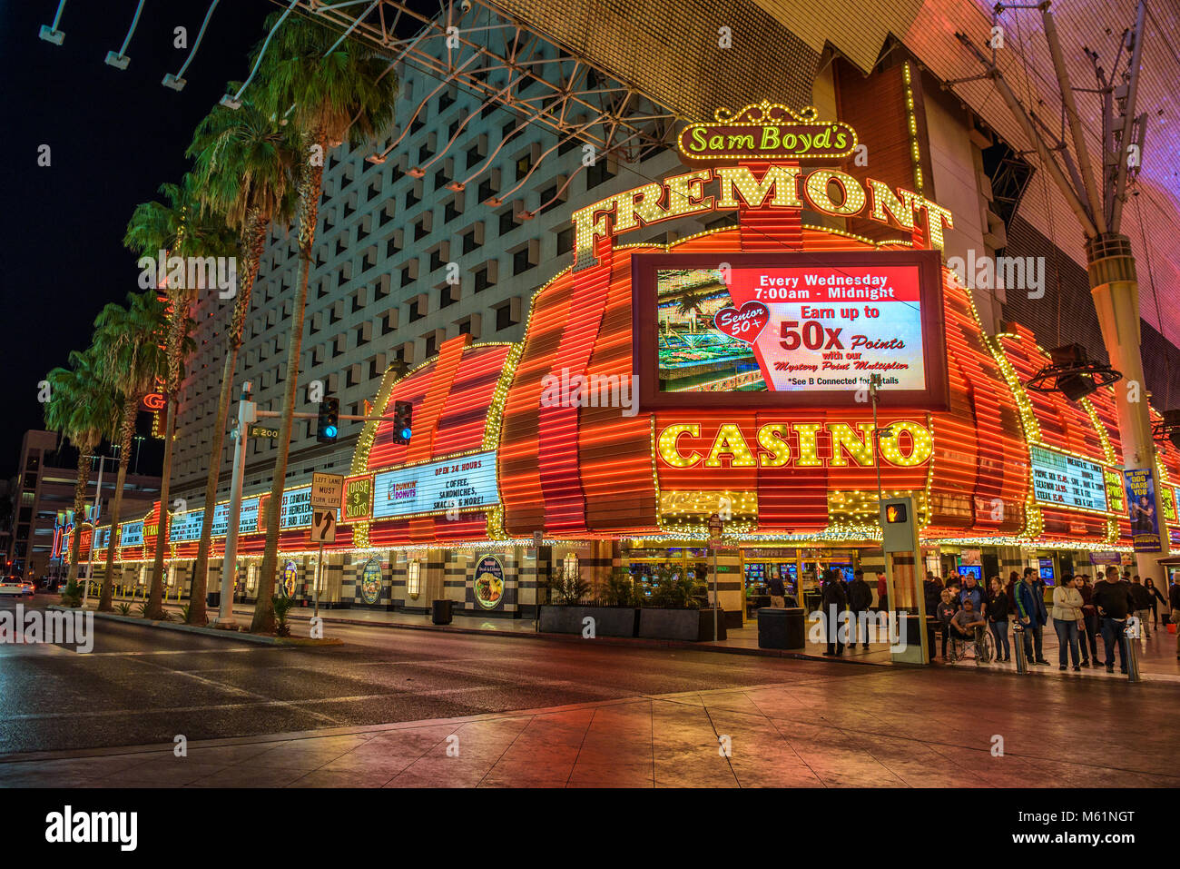 Fremont Hotel e Casinò di Las Vegas Foto Stock