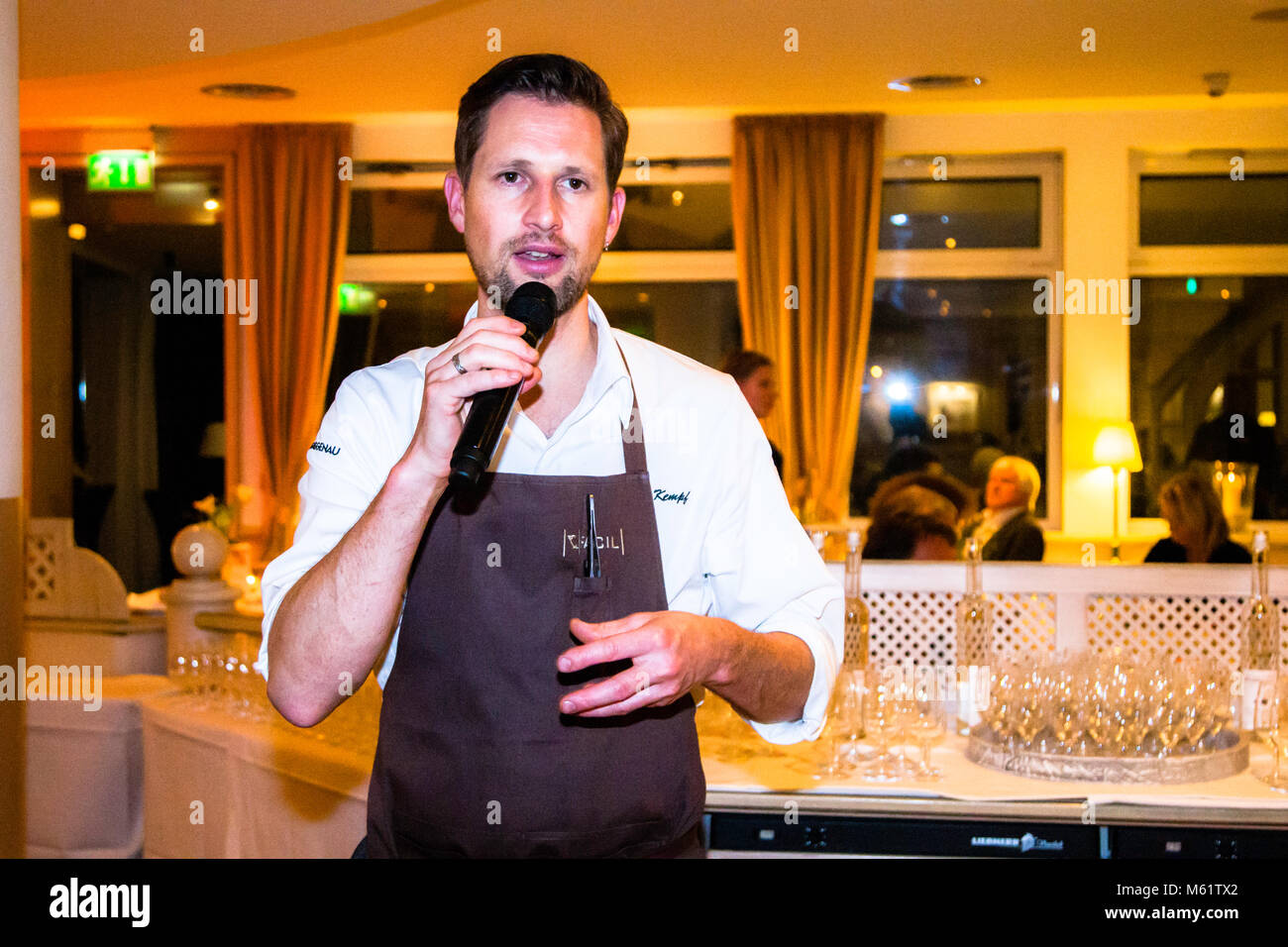 Il tedesco Michelin star chef Michael Kempf Foto Stock