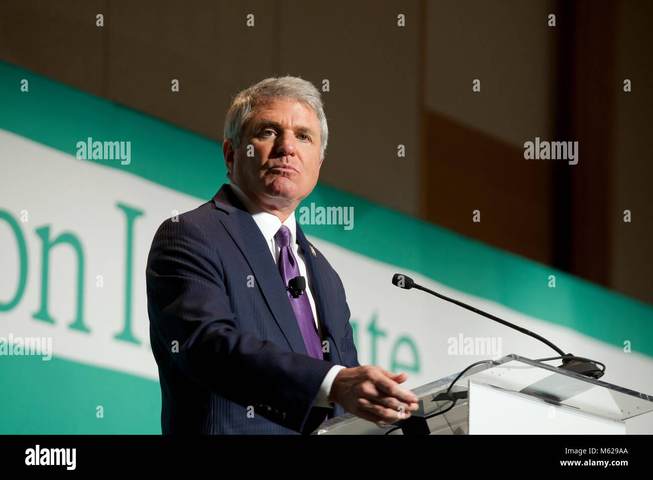 Michael McCaul, il congressista repubblicano, Texas decimo distretto e presidente della commissione per l'Assemblea di Homeland Security - Washington DC, Stati Uniti d'America Foto Stock