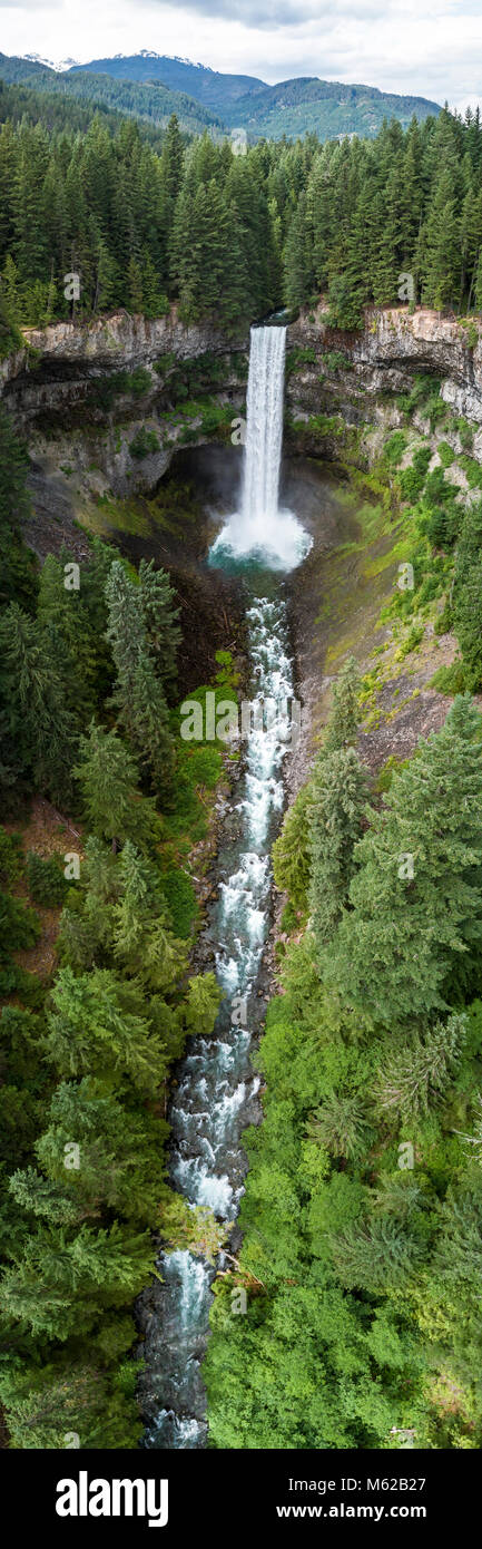 Brandywine cade nella British Columbia Antenna Panorama verticale Foto Stock