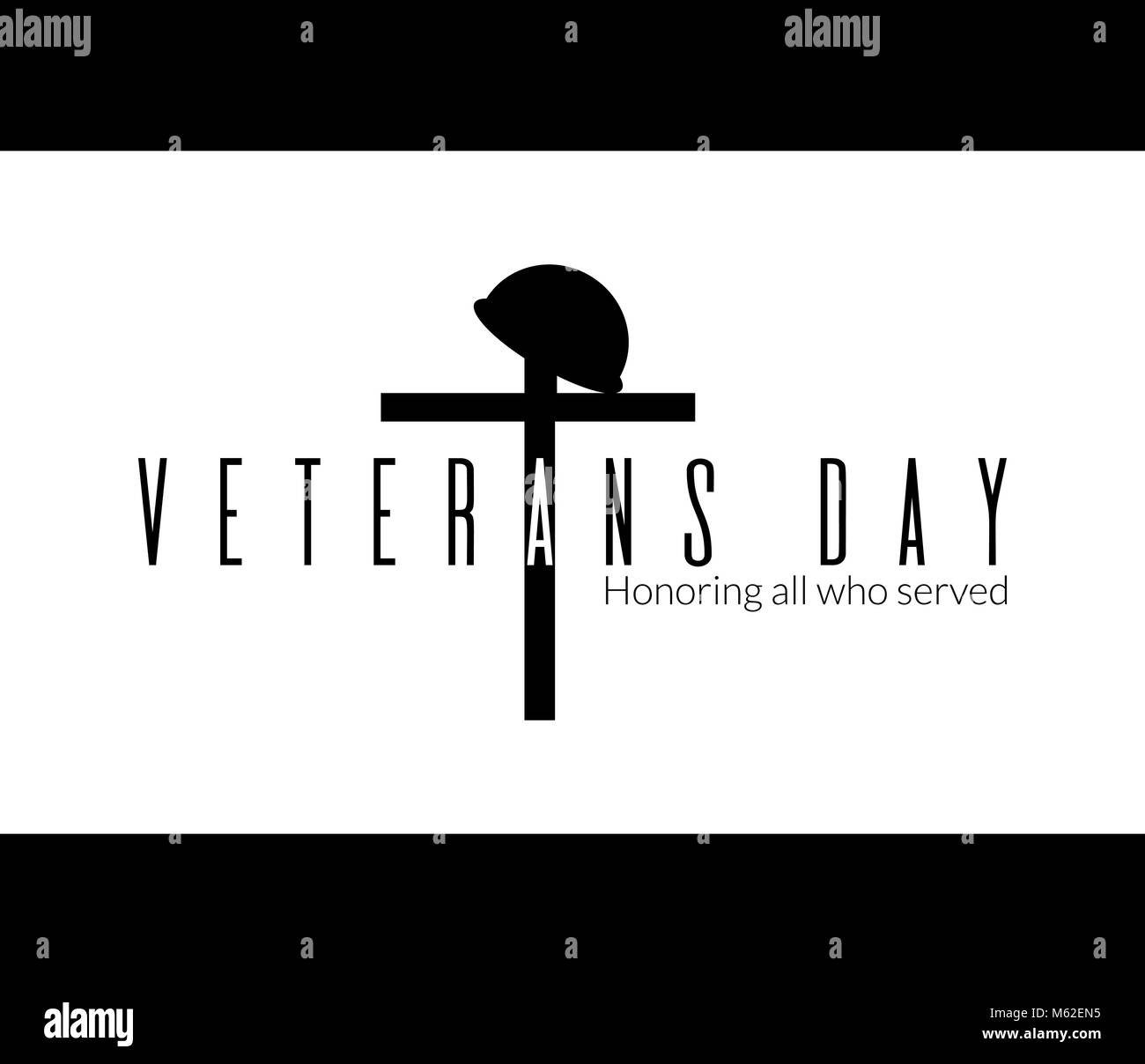 Saluto i veterani day poster. Stilizzata illustrazione per la national American onore al giorno Illustrazione Vettoriale