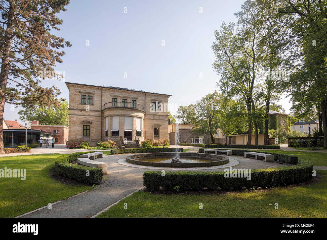 Wahnfried, la villa di Richard Wagner a Bayreuth, Baviera, Germania Foto Stock