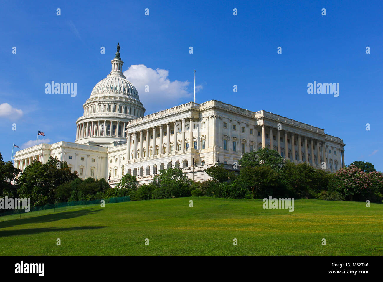 Stati Uniti Campidoglio di Washington DC. Il governo degli Stati Uniti un monumento in capitale. Politica nazionale power, legislazione concept Foto Stock