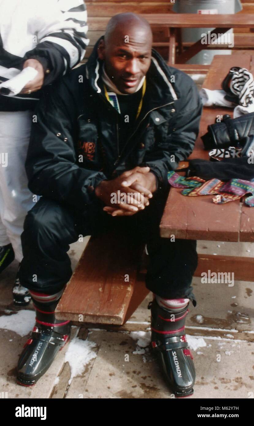 Aspen 1995 FILE FOTO Michael Jordan foto da John Barrett-Il PHOTOlink Foto Stock