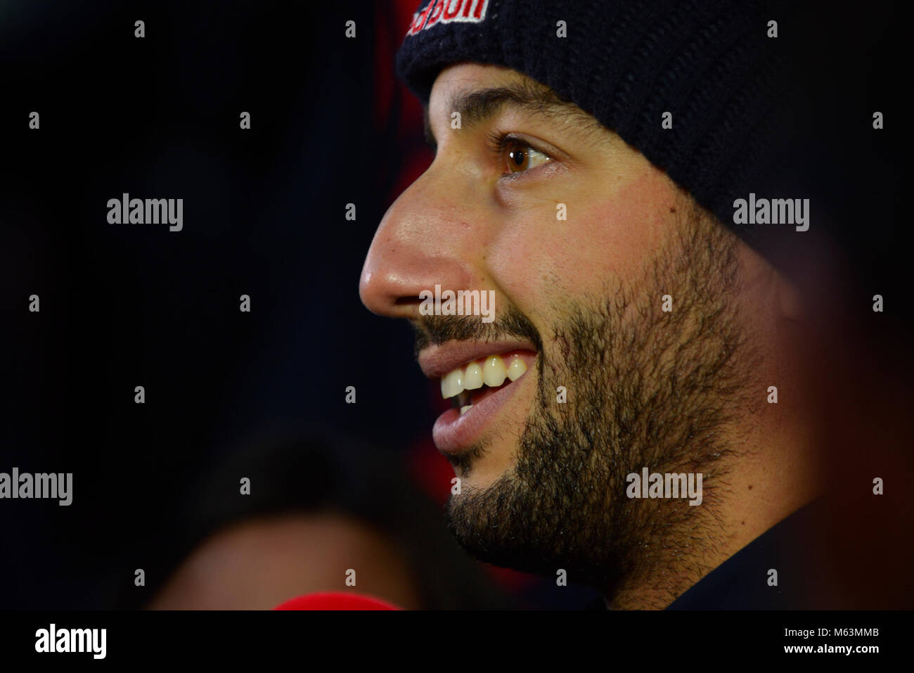 Barcellona, Spagna. 28 Feb, 2018. Primo giorno di test della stagione 2018 di Formula 1 sul Circuito de Catalunya, Montmelo. Il 26 febbraio del 2018. Nella foto: Daniel Ricciardo in Australia la guida del (3) Aston Martin Red Bull Racing RB14 TAG Heuer Credito: CORDON PREMERE/Alamy Live News Foto Stock