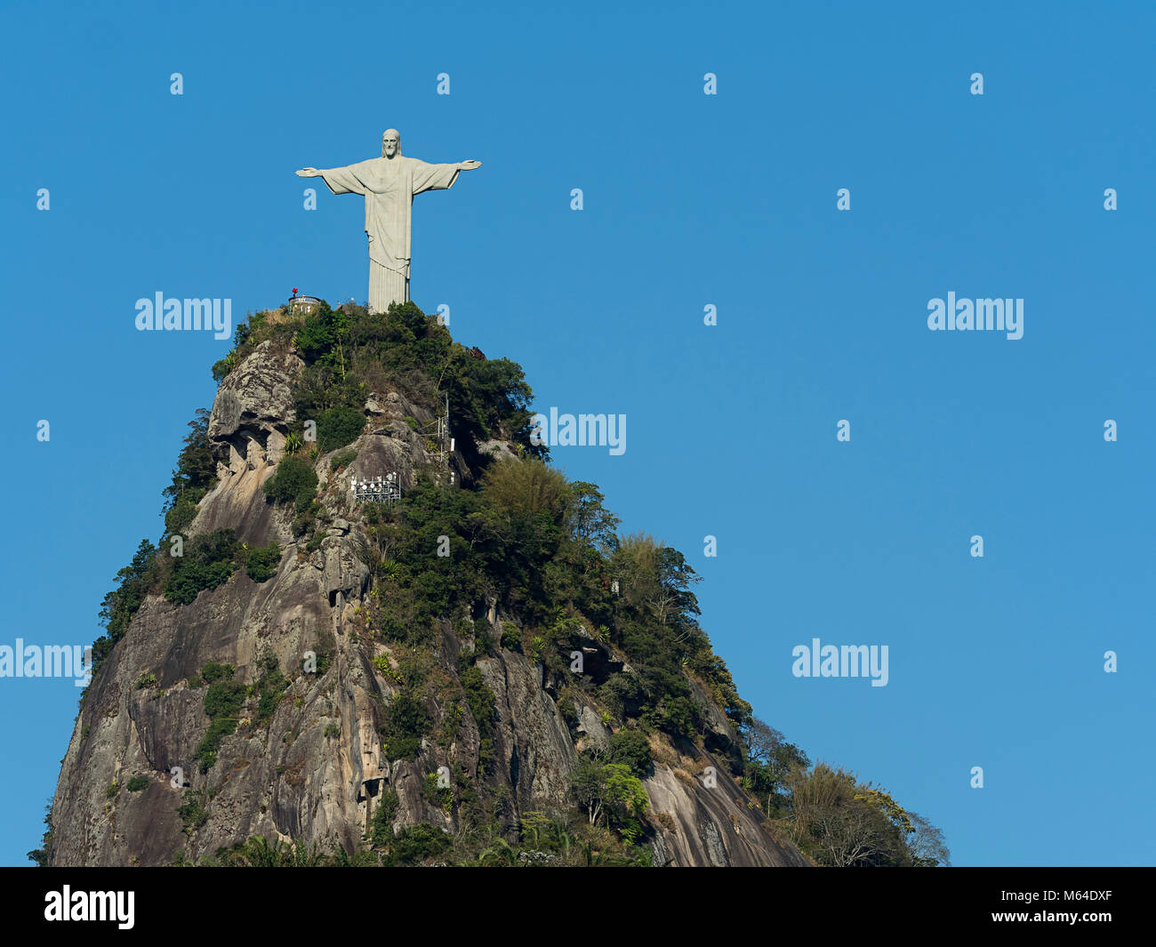 Cristo Redentore, Rio De Janeiro Foto Stock