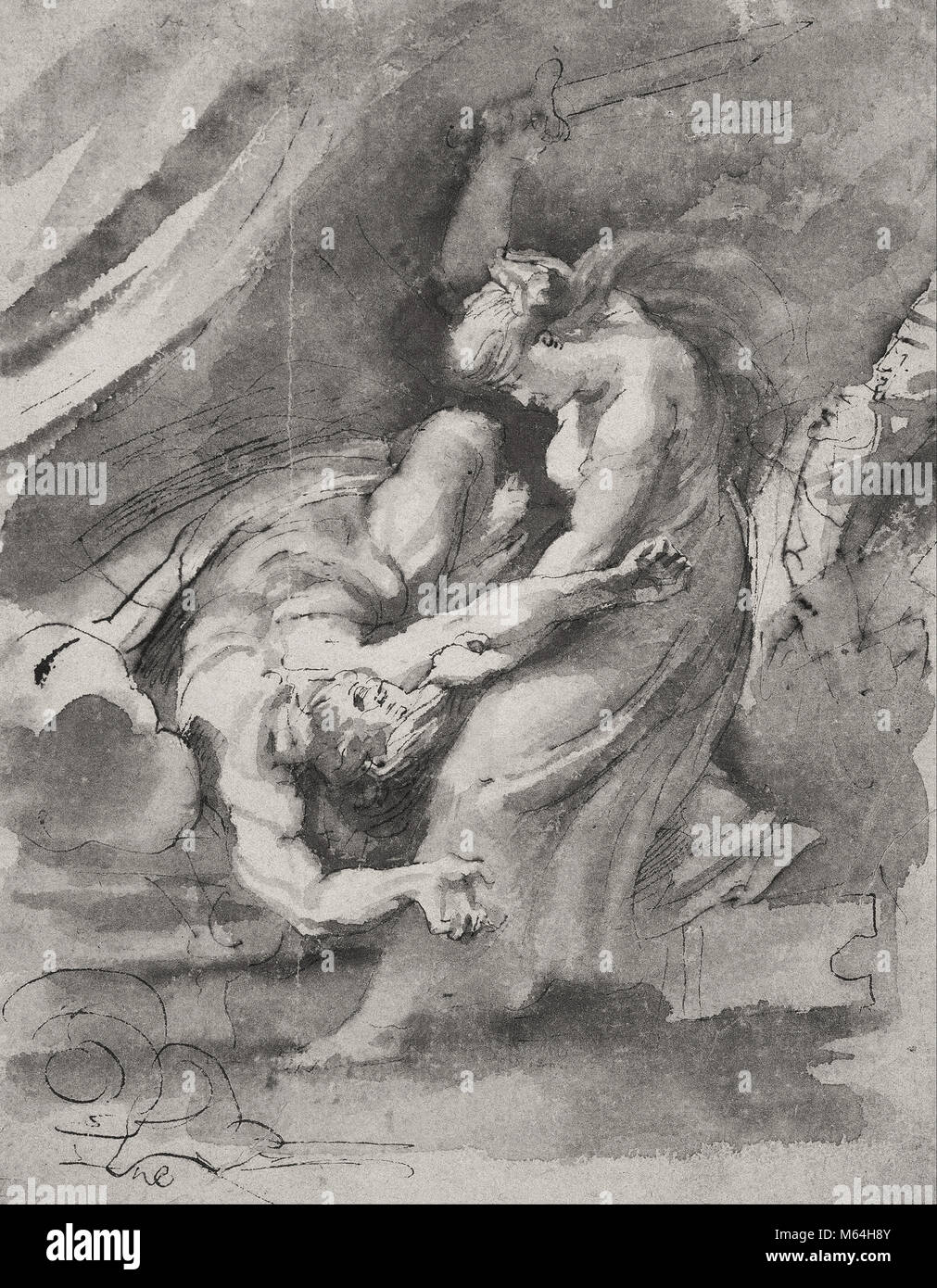 Peter Paul Rubens - Judith decapitazione Oloferne Foto Stock