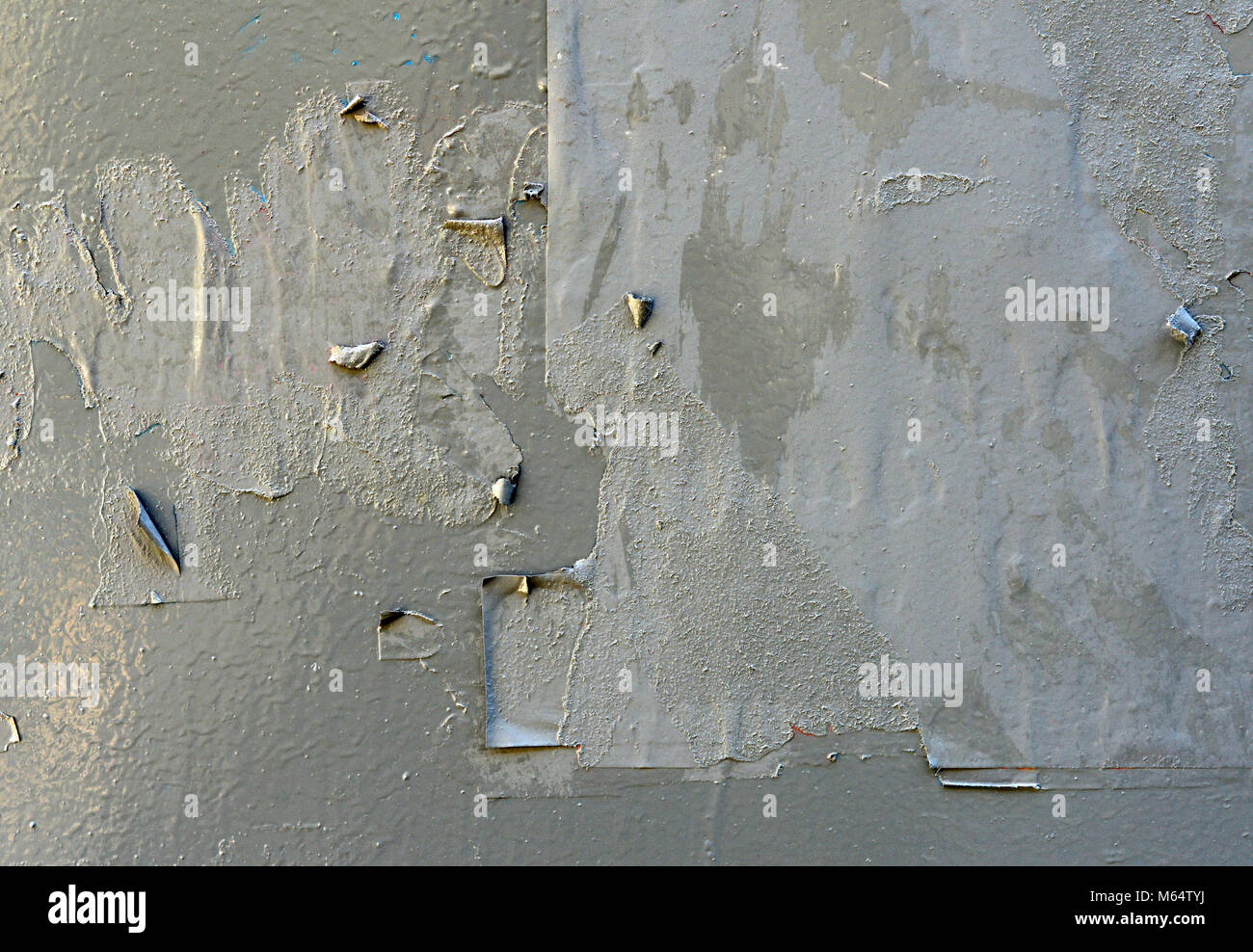 Antico muro, sfondo, texture, gesso, shabby vernice, vecchi intonaci cementizi antica shabby vernice, Foto Stock