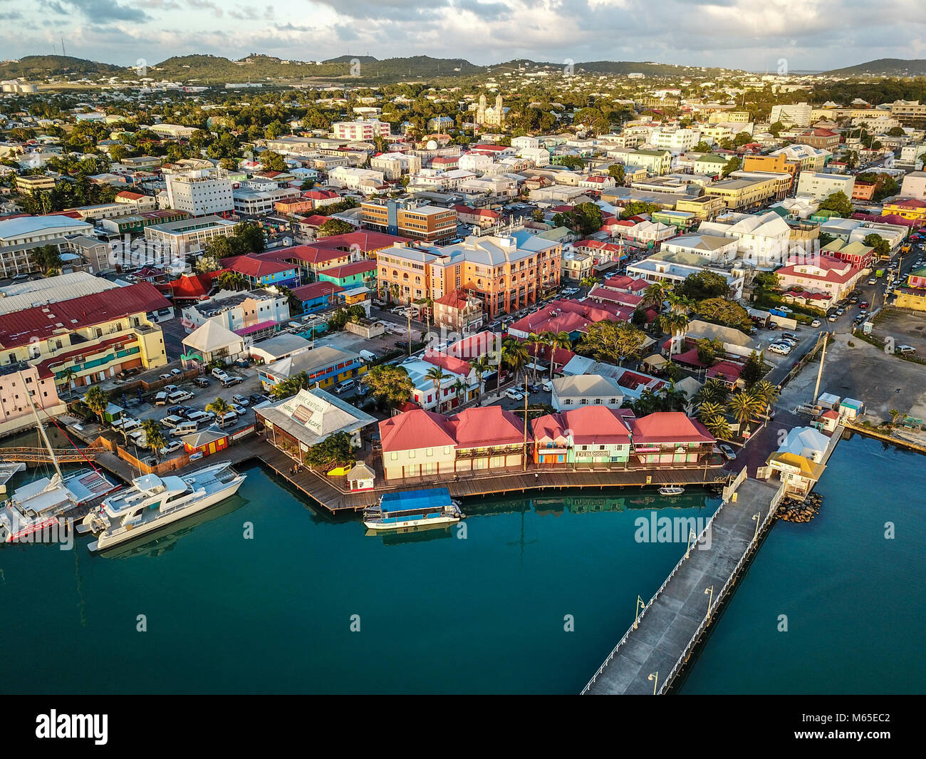 St Johns, Antigua Foto Stock