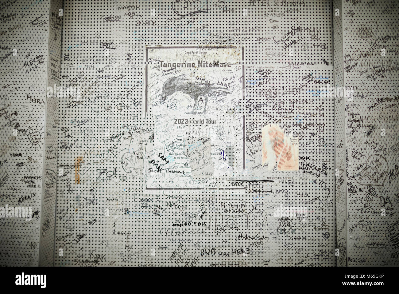 Il Welsh Street area essendo ristrutturato il batterista dei Beatles Ringo Starr è nato nella sua casa di Madryn Street, Liverpool Foto Stock