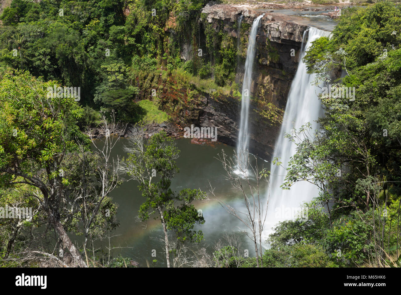 La KAMA Meru cade, il Parco Nazionale di Canaima. Foto Stock