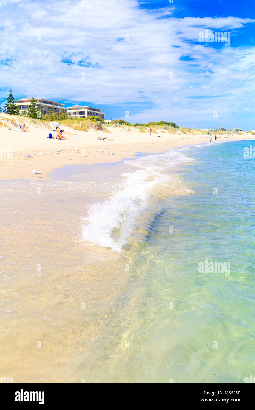 South Beach in un giorno d'estate. Fremantle, Australia occidentale Foto Stock