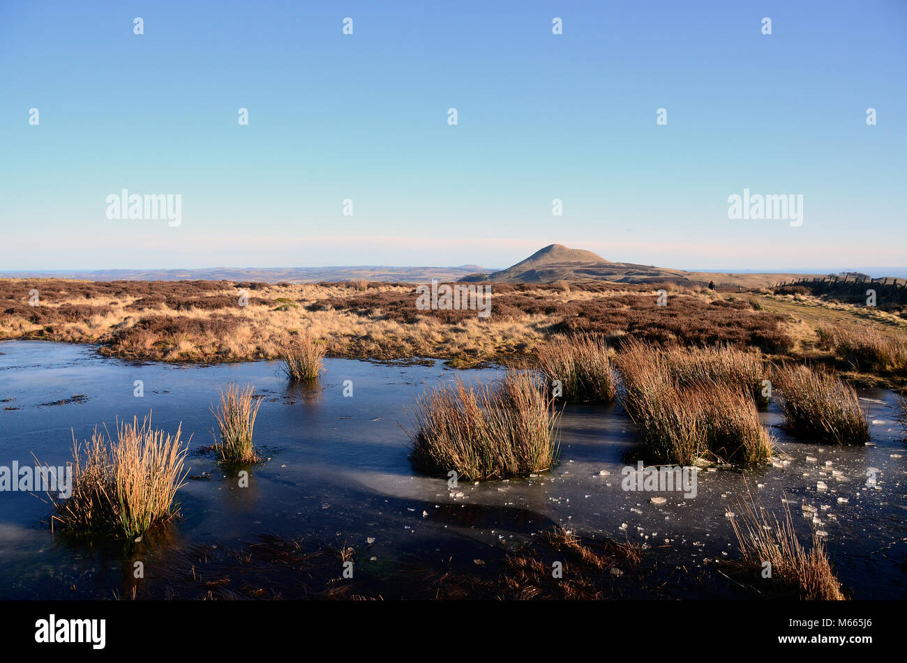 Vista di Oriente Lomond hill in Fife, Scozia Foto Stock