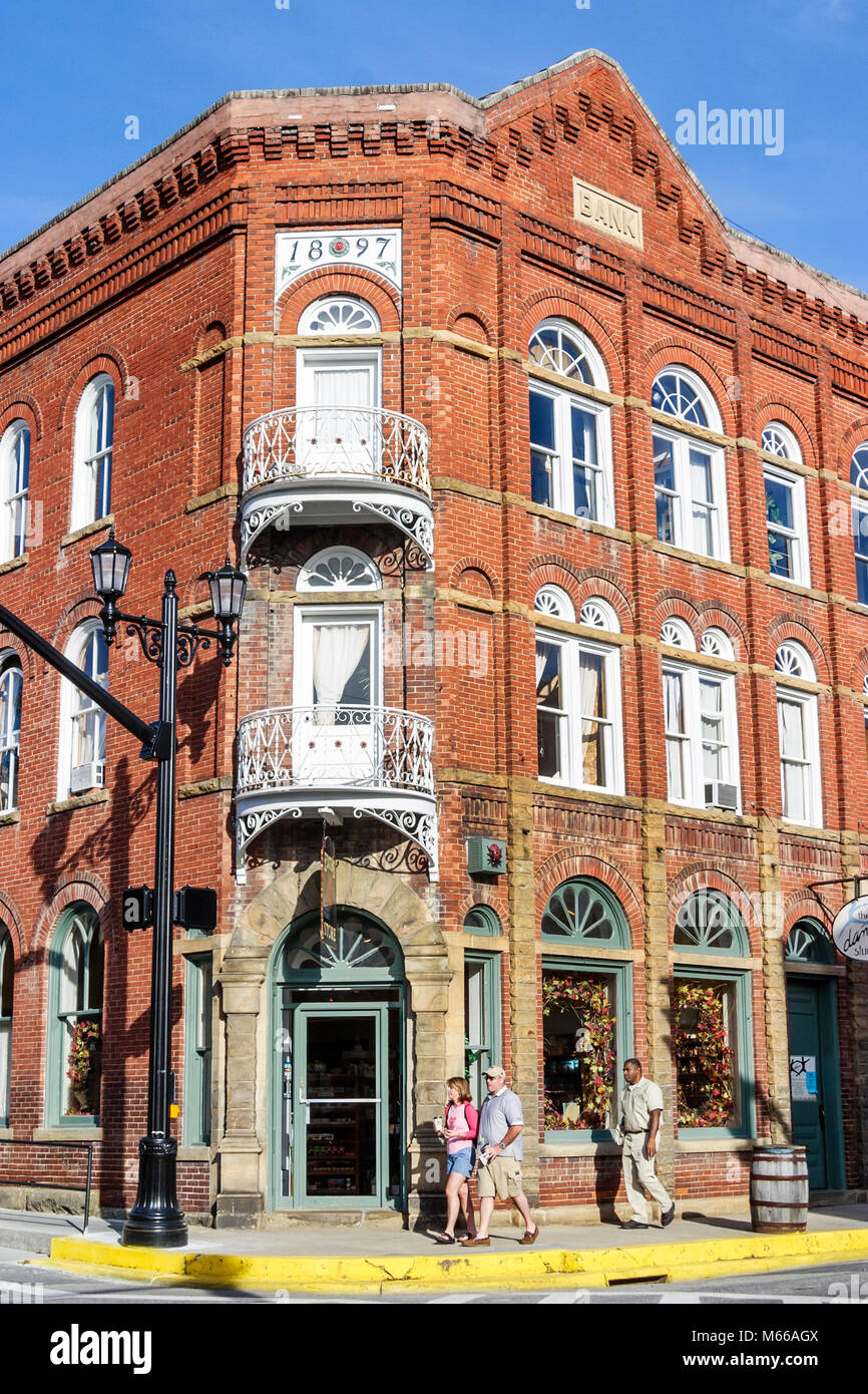 West Virginia Greenbrier County, Lewisburg, Washington Street, architettura storica, edificio bancario 1897, WV0410080086 Foto Stock