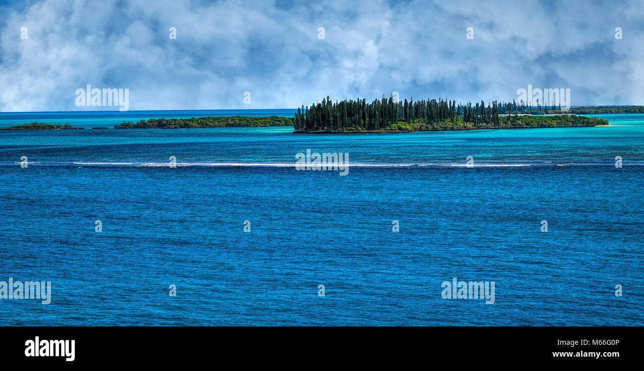 Piccola isola vicino a Lifou, Nuova Caledonia, Francia Foto Stock