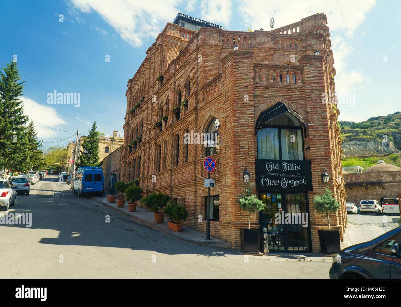 Vecchia Tiflis ristorante nel centro di Tbilisi Foto Stock