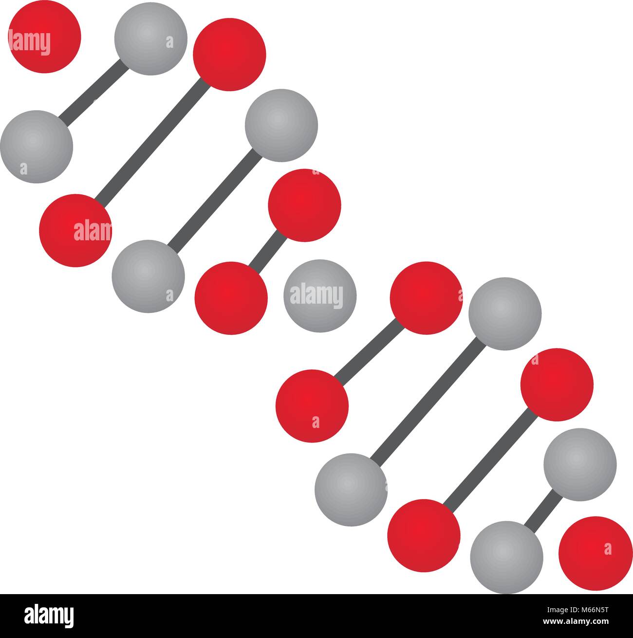 Genetics Logo Design Template Vector Illustrazione Vettoriale