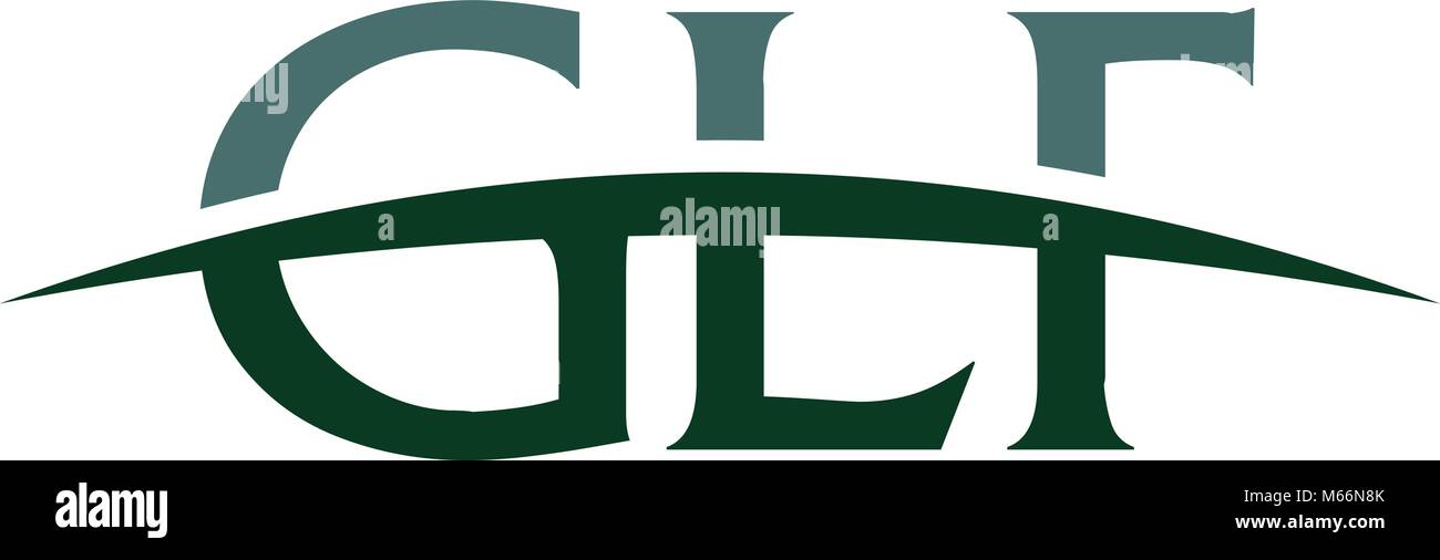 Lettera Logo GLF Illustrazione Vettoriale