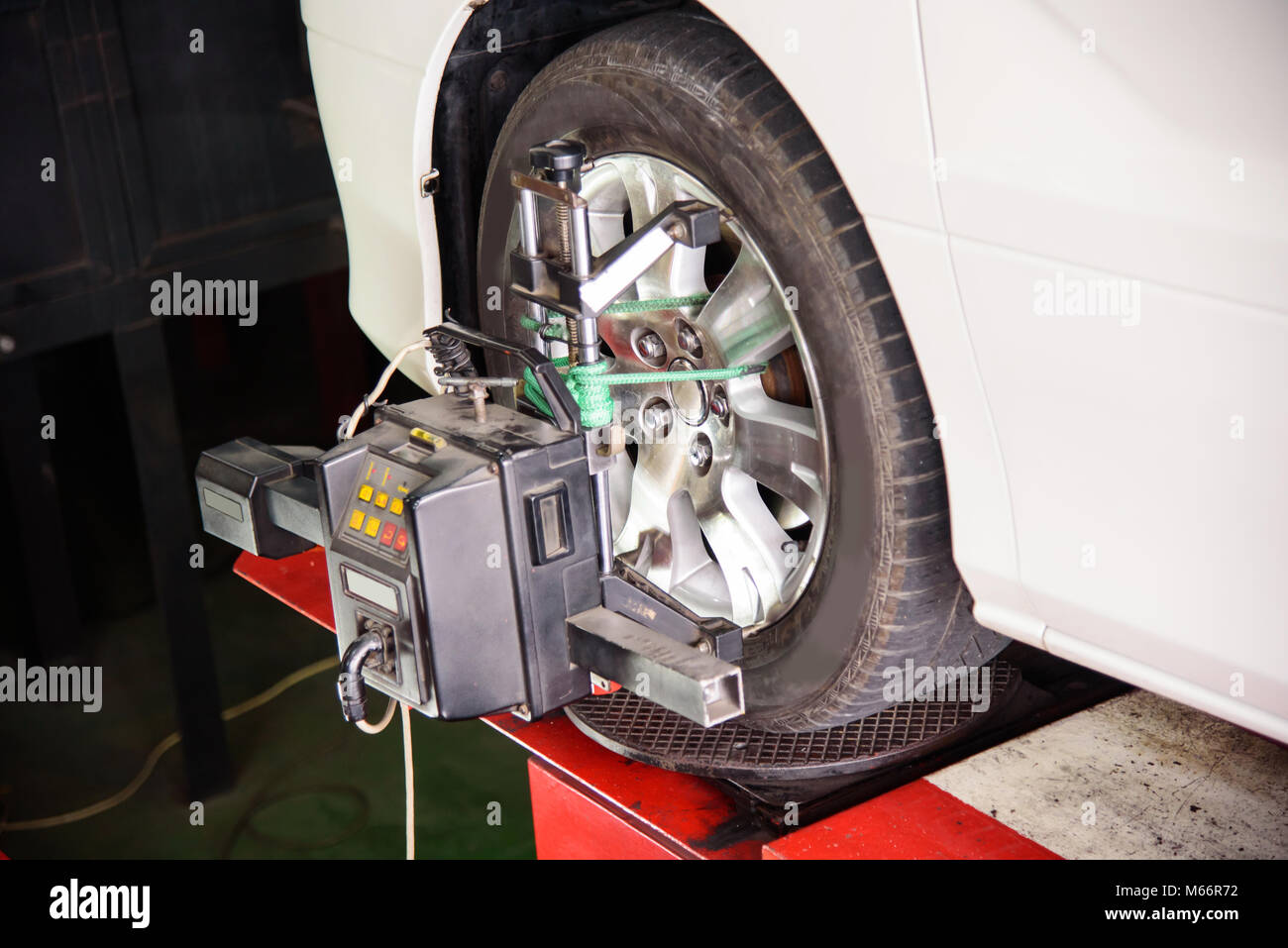 Auto Allineamento delle ruote Foto Stock