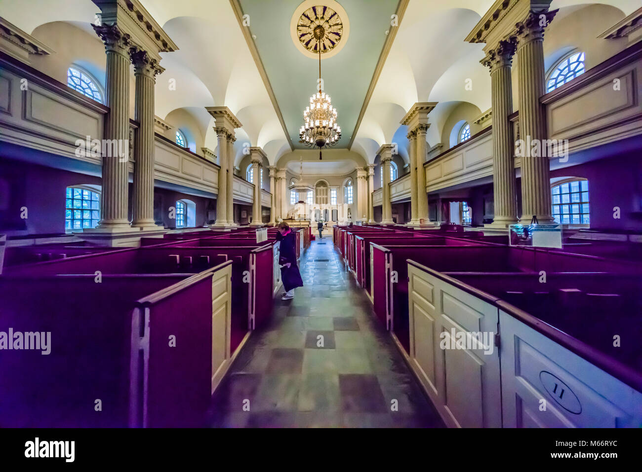 Re della cappella   Boston, Massachusetts, STATI UNITI D'AMERICA Foto Stock