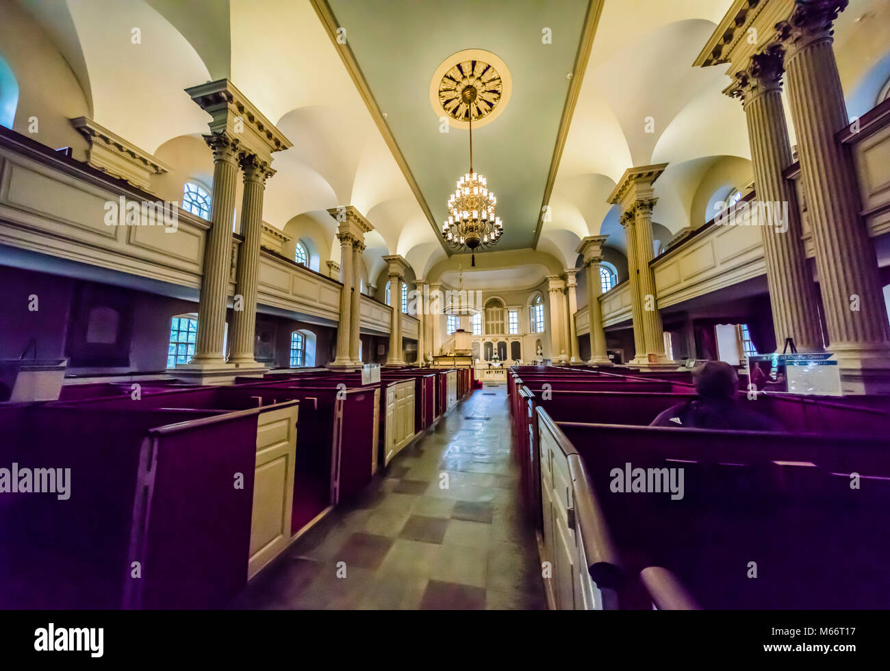 Re della cappella   Boston, Massachusetts, STATI UNITI D'AMERICA Foto Stock