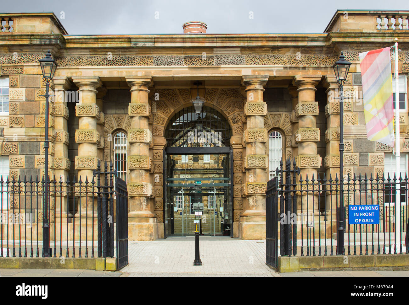 La vecchia prigione vittoriano sul Crumlin Road a Belfast Irlanda del Nord ora una popolare attrazione turistica e centro di accoglienza, Foto Stock