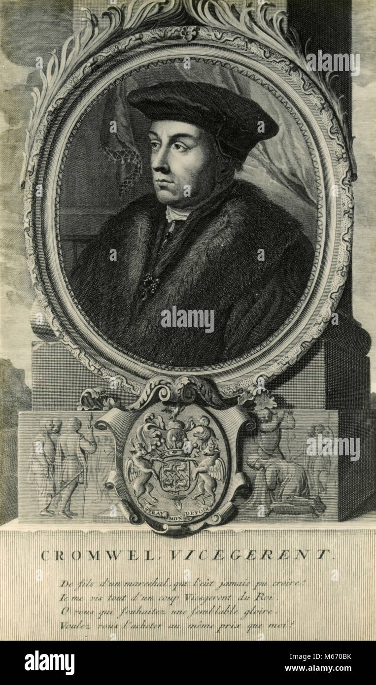 Thomas Cromwell, Wolsey del segretario e successivamente di Enrico VIII Vicario generale, REGNO UNITO Foto Stock