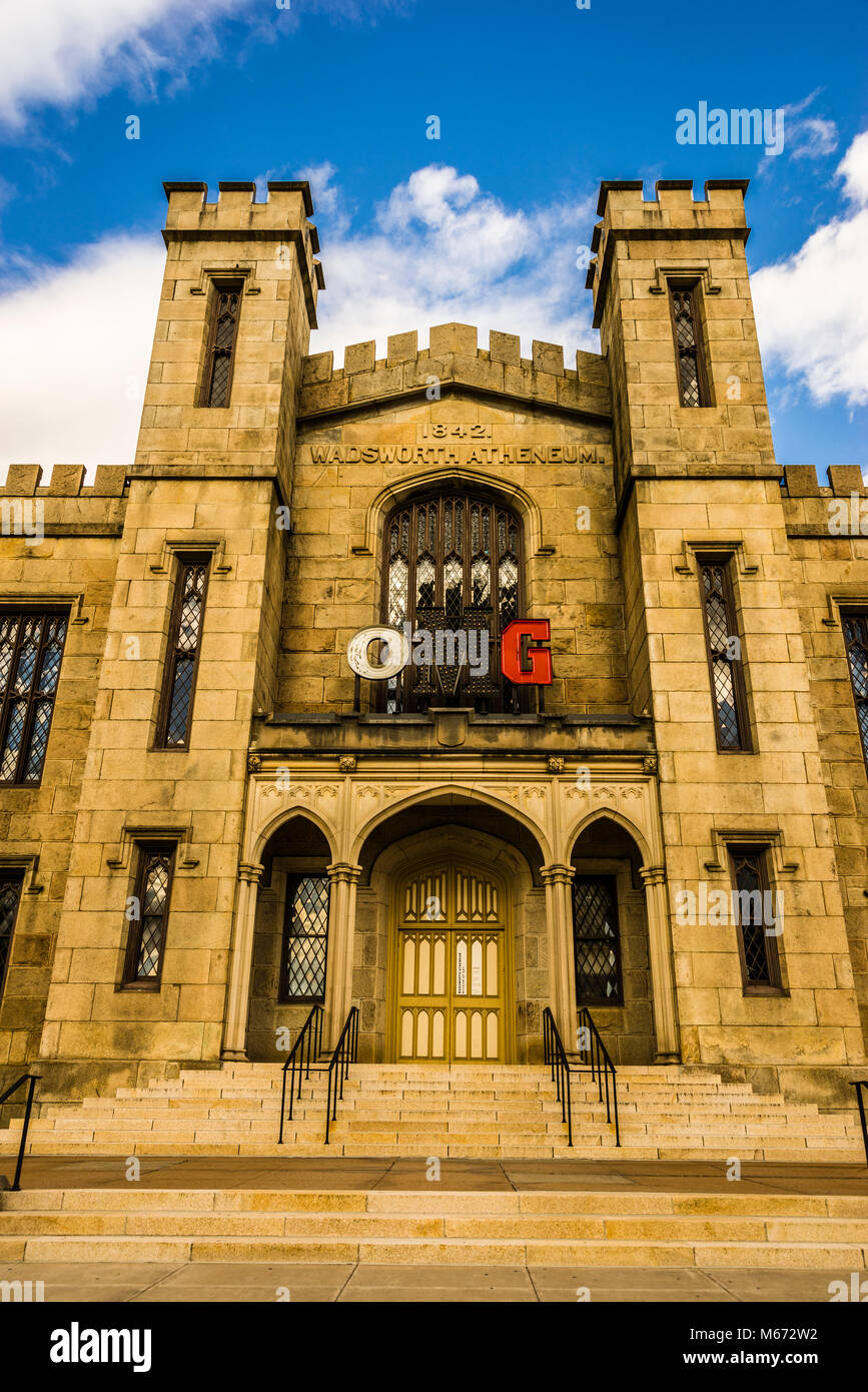 Wadsworth Ateneo   Hartford, Connecticut, Stati Uniti d'America Foto Stock