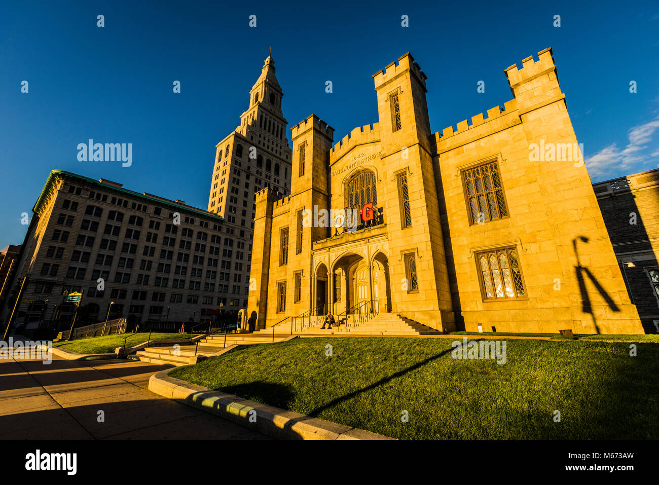 Wadsworth Ateneo   Hartford, Connecticut, Stati Uniti d'America Foto Stock