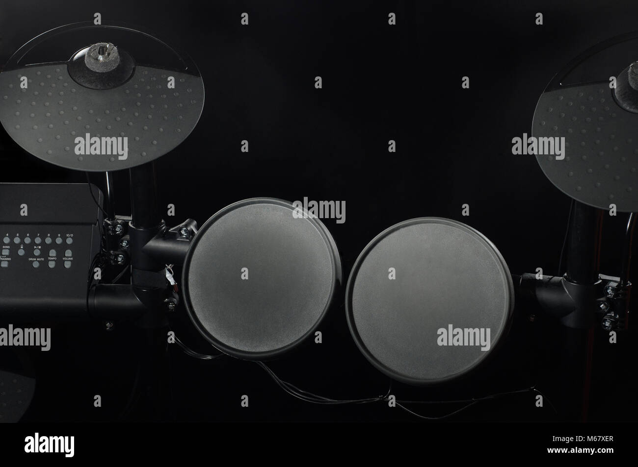 Vecchio electronic Drum Kit Foto Stock