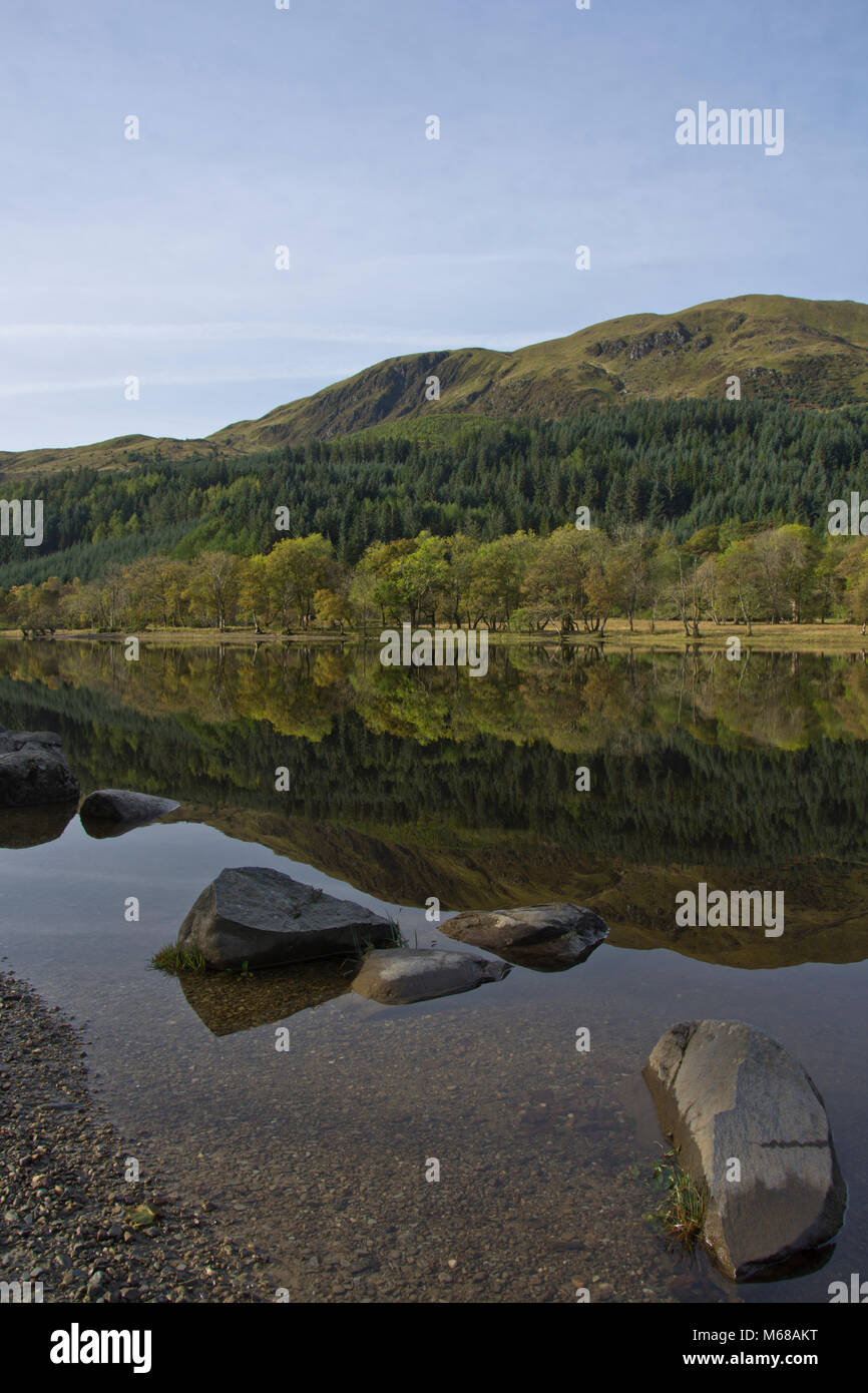 Loch Lubnaig, Loch Lomond e il Trossachs National Park Foto Stock