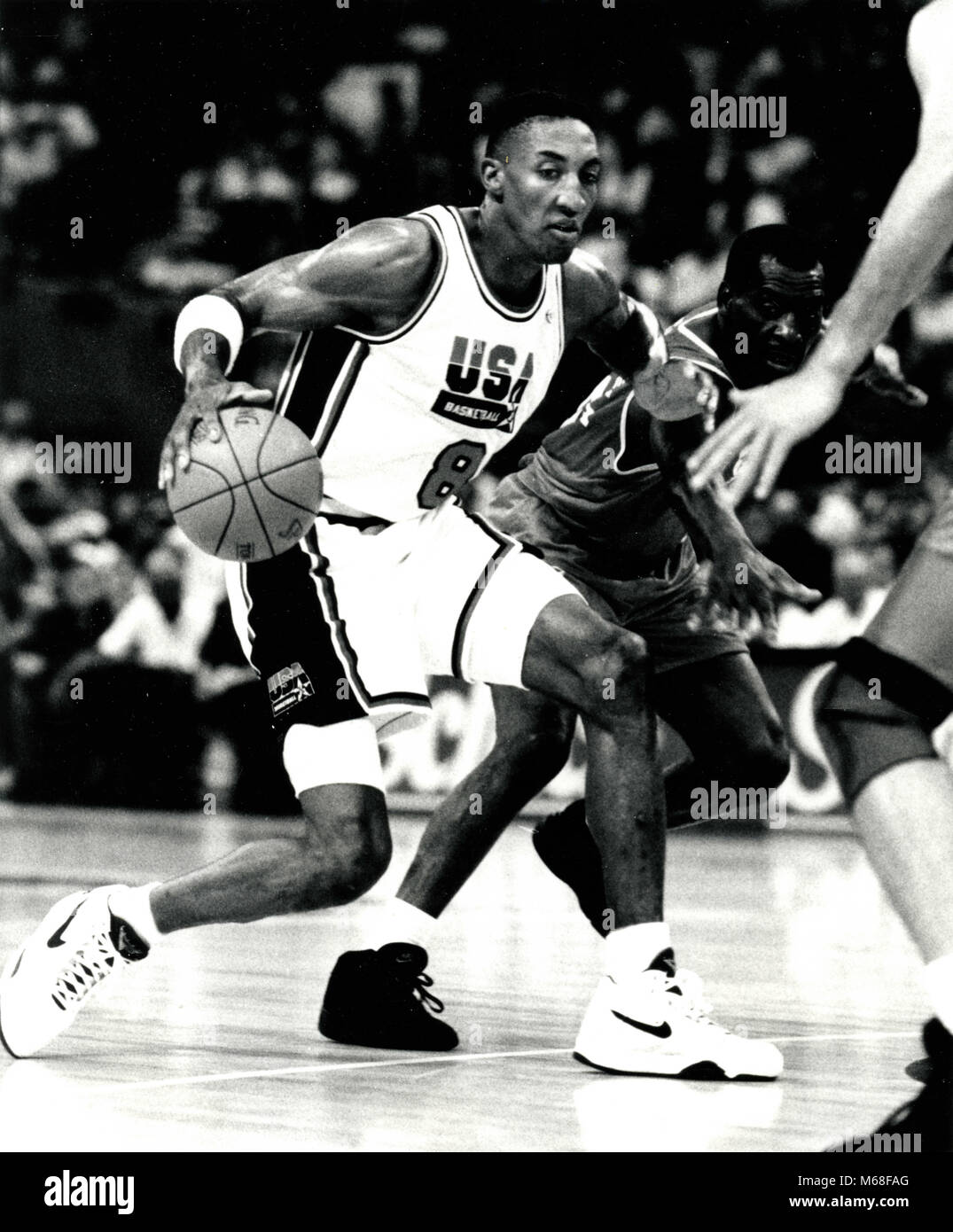 Noi giocatore di pallacanestro Scottie Pippen, 1990s Foto Stock