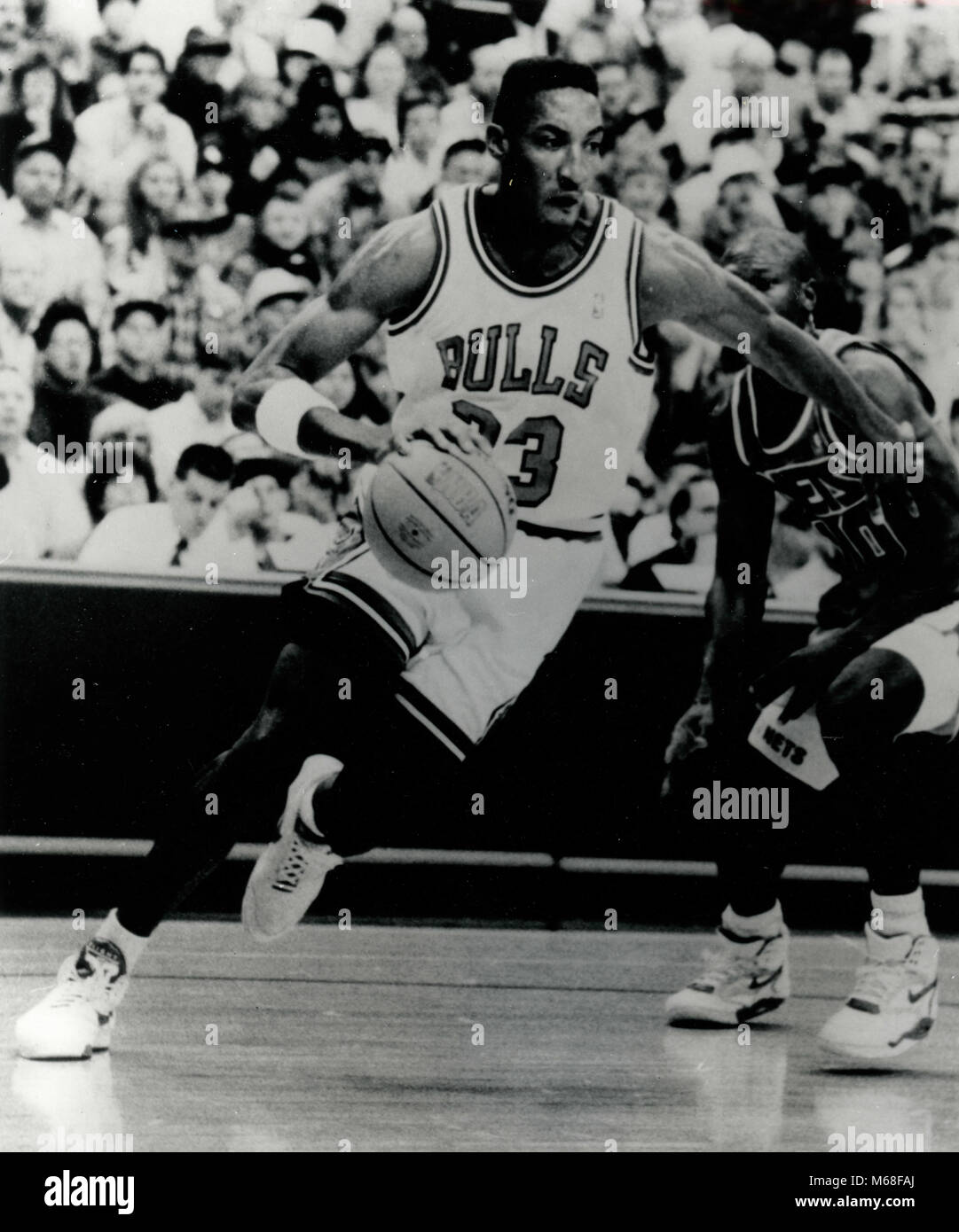 Noi giocatore di pallacanestro Scottie Pippen, 1990s Foto Stock