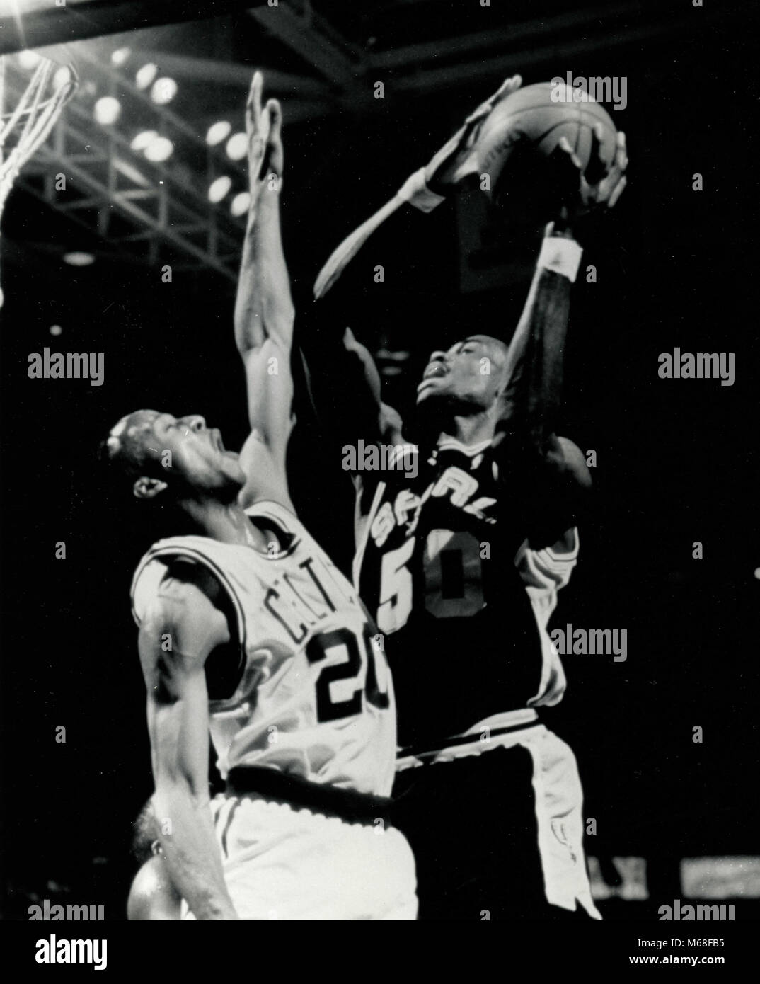 Noi giocatore di basket David Robinson, 1990s Foto Stock