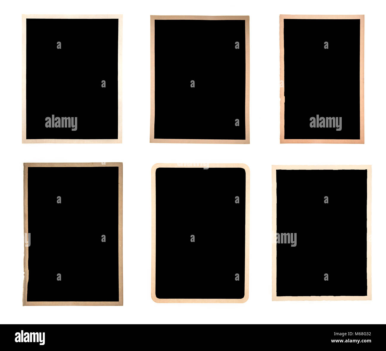 Vintage Photo Frame - design perfetto elementi per fotodiari e progetti CRAFT Foto Stock