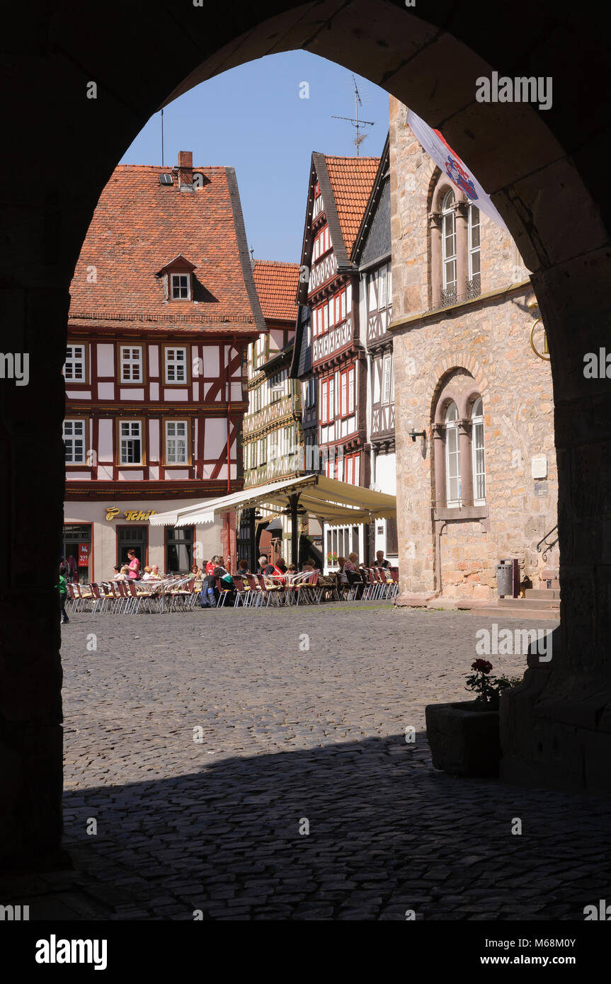 Altstadt Alsfeld, Assia, Deutschland, Europa Foto Stock