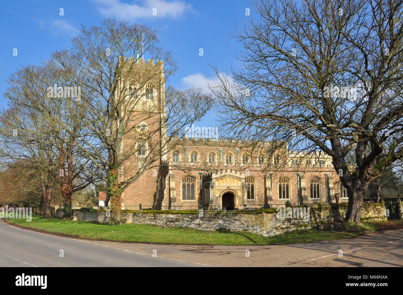Santa Maria la Chiesa Parrocchiale, Cardington, Bedfordshire, England, Regno Unito Foto Stock