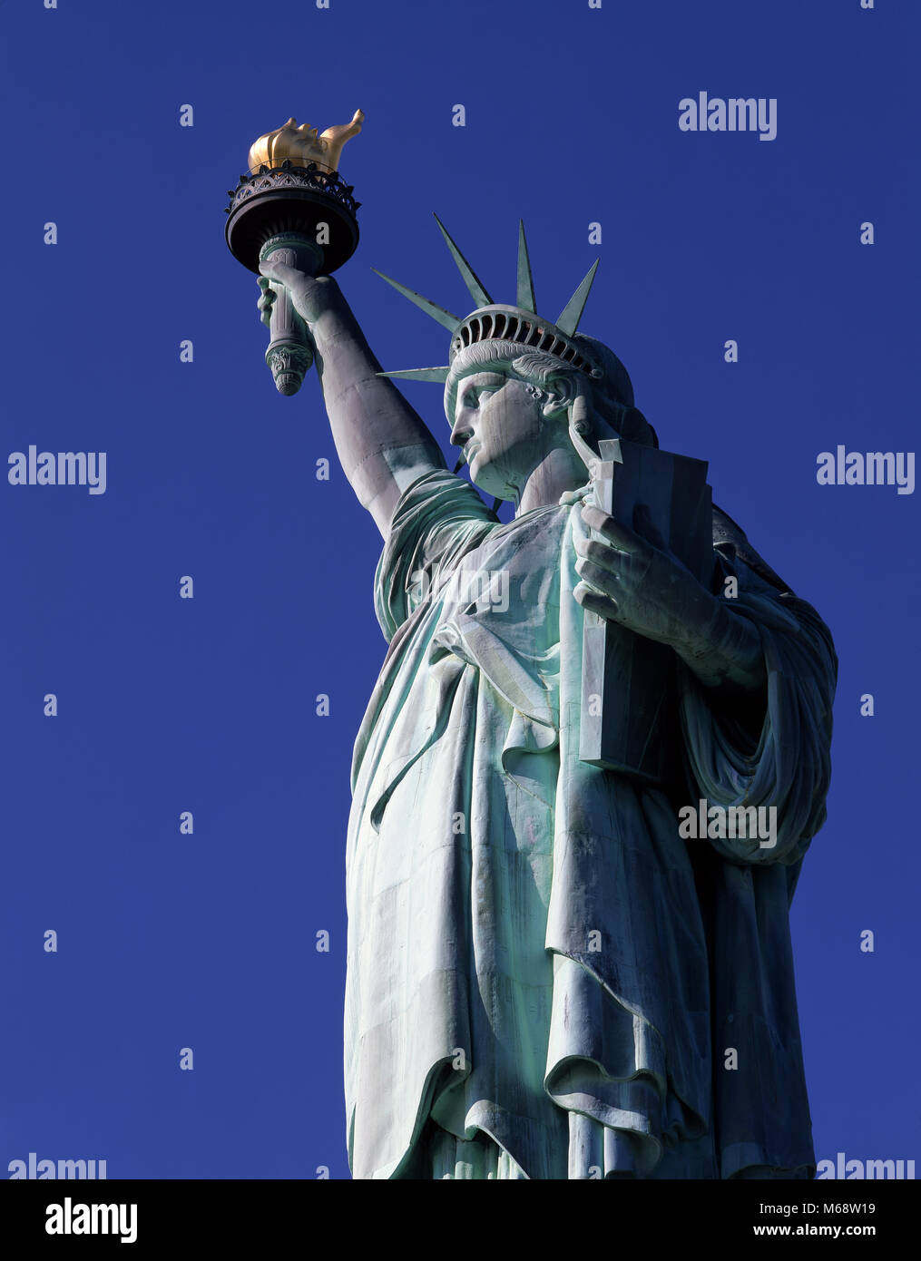 Statua della Libertà New York STATI UNITI D'AMERICA Foto Stock