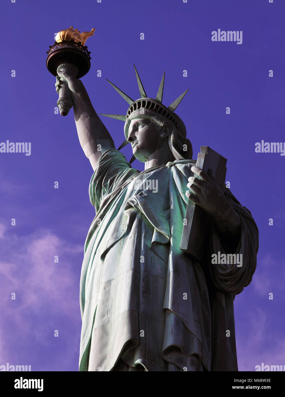 Statua della Libertà New York STATI UNITI D'AMERICA Foto Stock