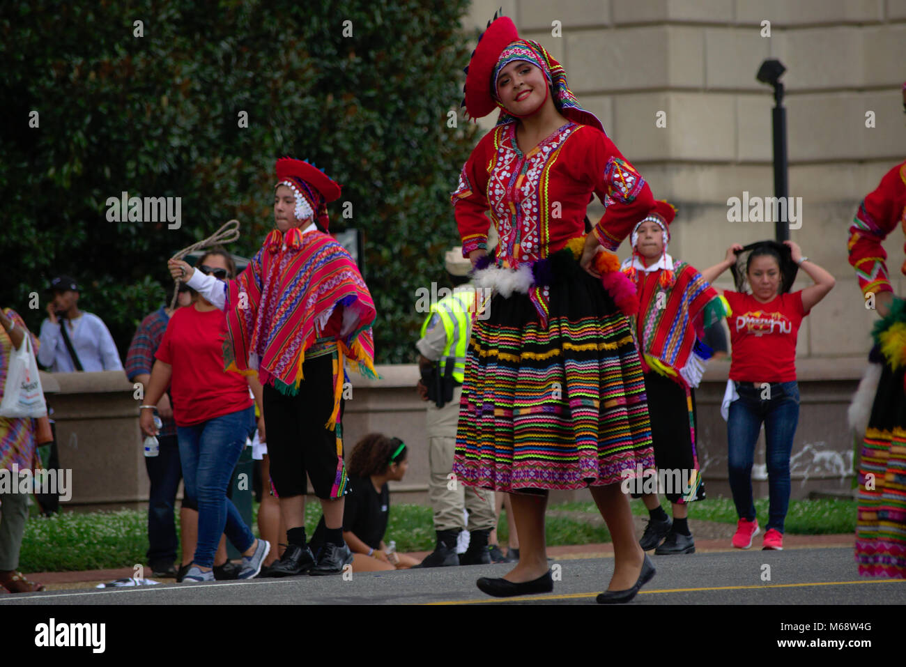 Fiesta annuale DC Latino Festival tenutosi a Washington DC per quaranta cinque anni Foto Stock