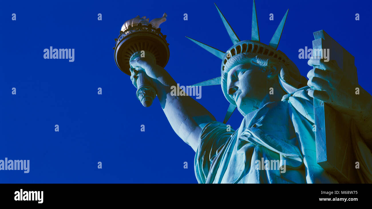 Statua della Libertà New York STATI UNITI D'AMERICA Foto Stock