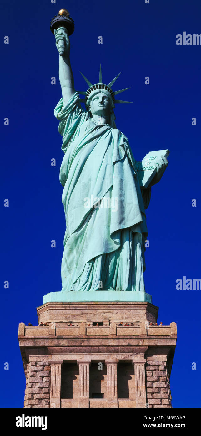 Statua della Libertà, New York, Stati Uniti d'America Foto Stock
